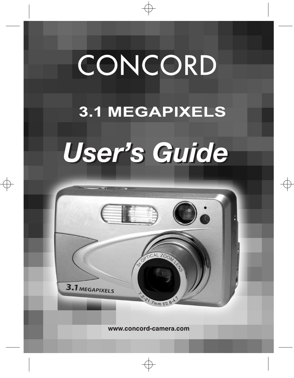Concord Camera 3.1 Megapixels Digital Camera User Manual | 76 pages