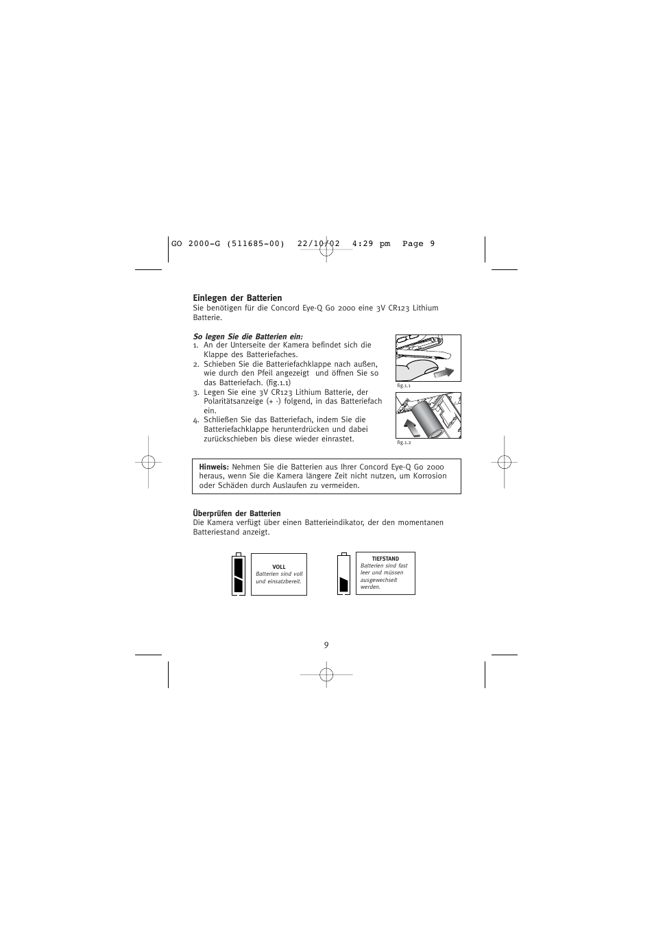 Concord Camera Eye-Q Go 2000 User Manual | Page 126 / 234