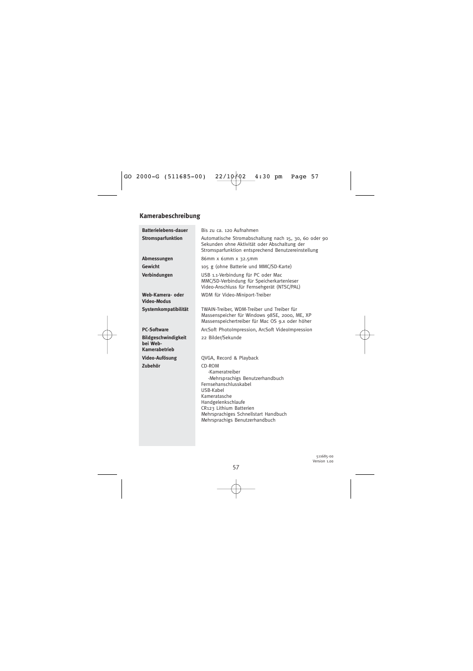 Concord Camera Eye-Q Go 2000 User Manual | Page 174 / 234