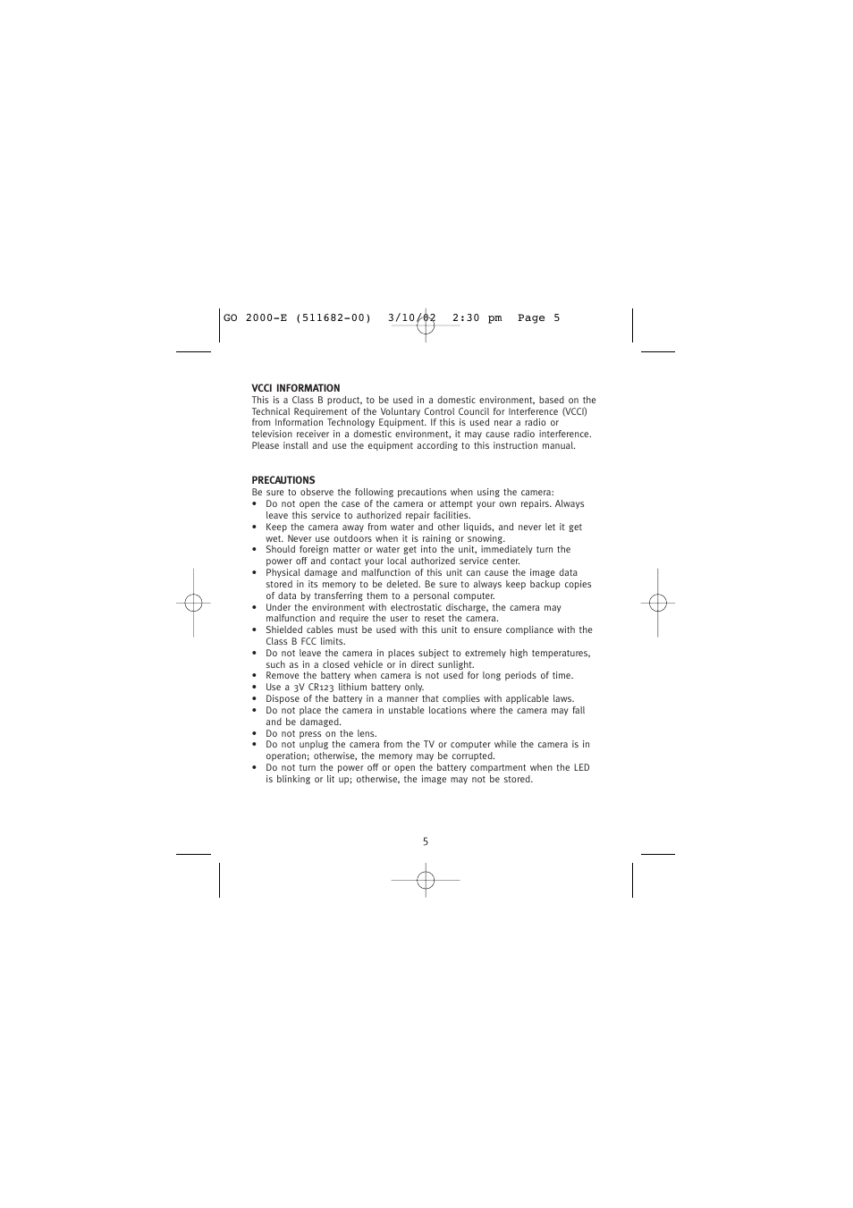 Concord Camera Eye-Q Go 2000 User Manual | Page 6 / 234