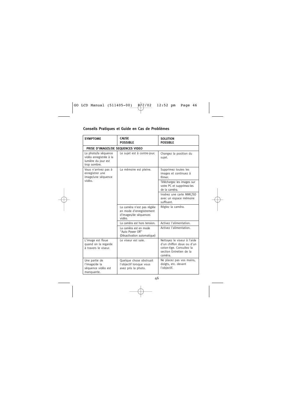 Concord Camera Eye-Q Go LCD Camera User Manual | Page 101 / 160