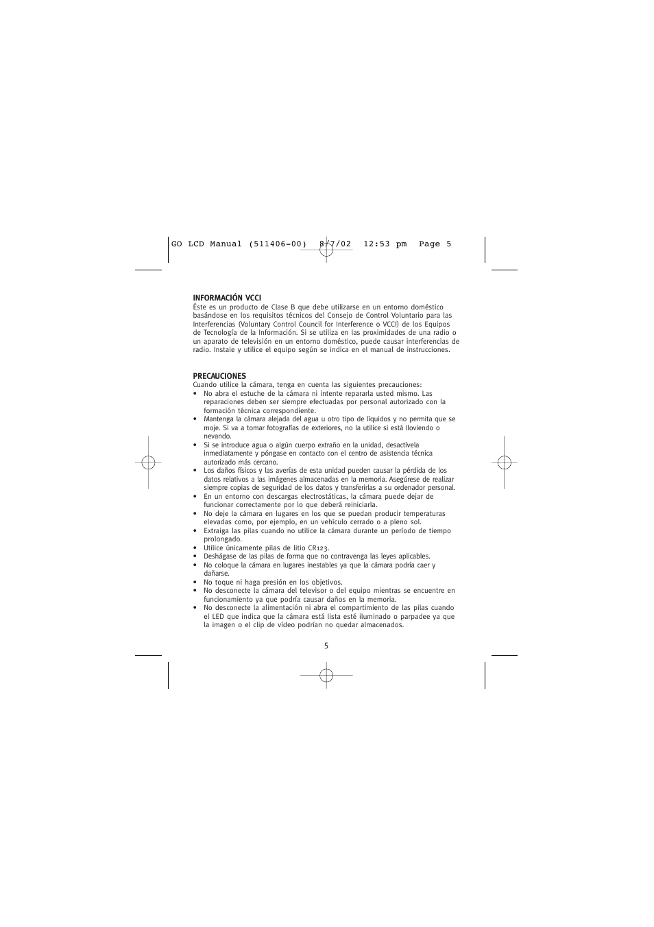Concord Camera Eye-Q Go LCD Camera User Manual | Page 113 / 160