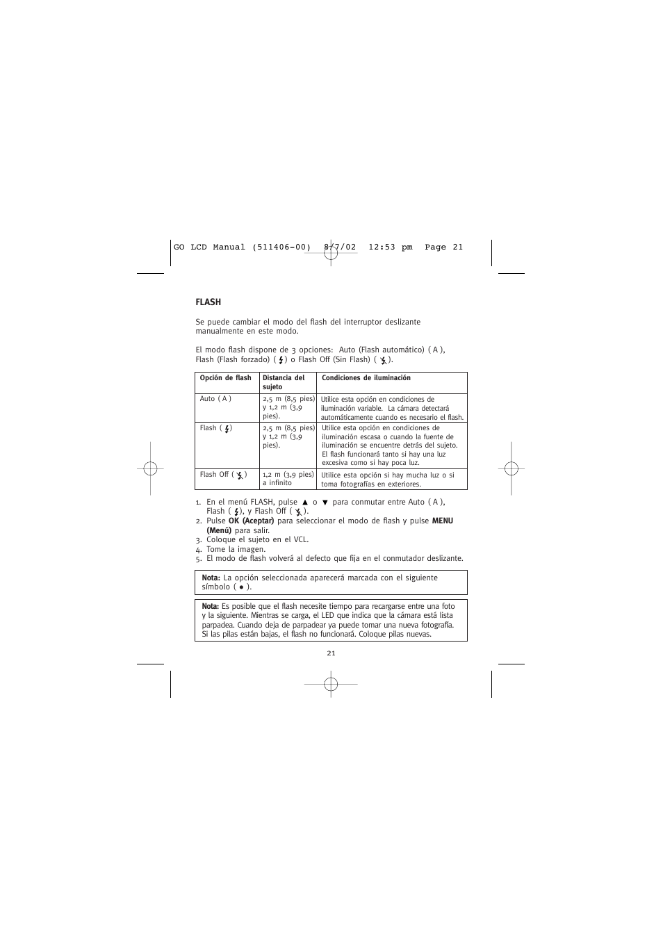 Flash | Concord Camera Eye-Q Go LCD Camera User Manual | Page 129 / 160