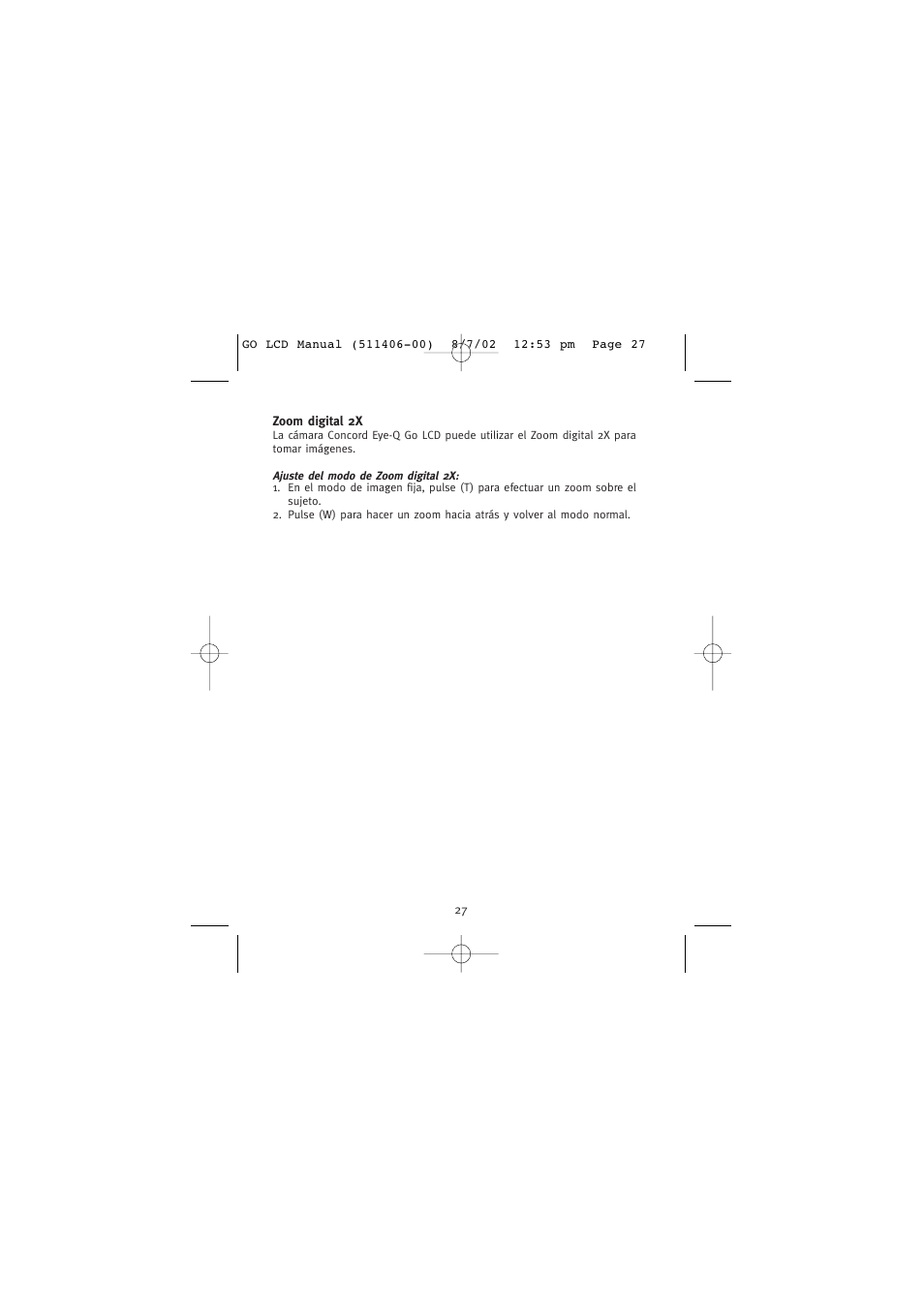 Zoom digital 2x | Concord Camera Eye-Q Go LCD Camera User Manual | Page 135 / 160
