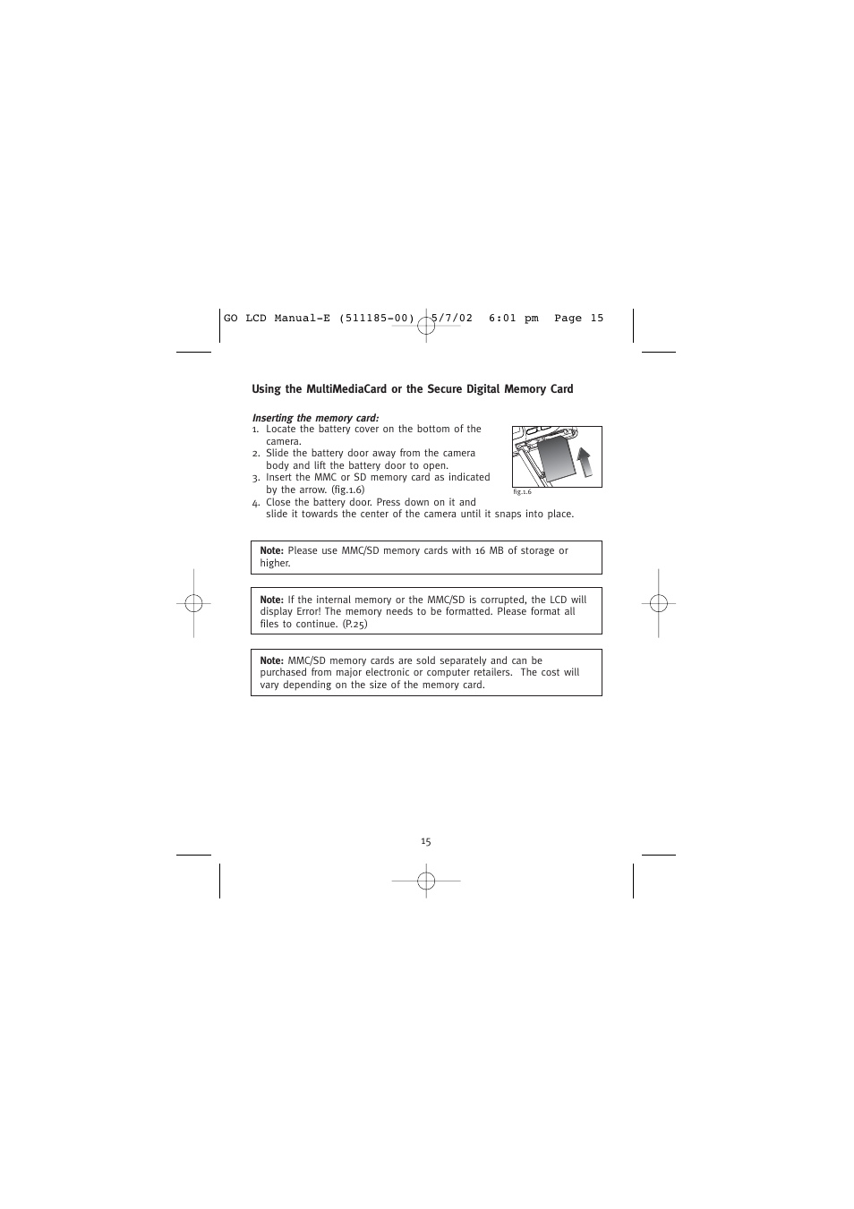 Concord Camera Eye-Q Go LCD Camera User Manual | Page 16 / 160