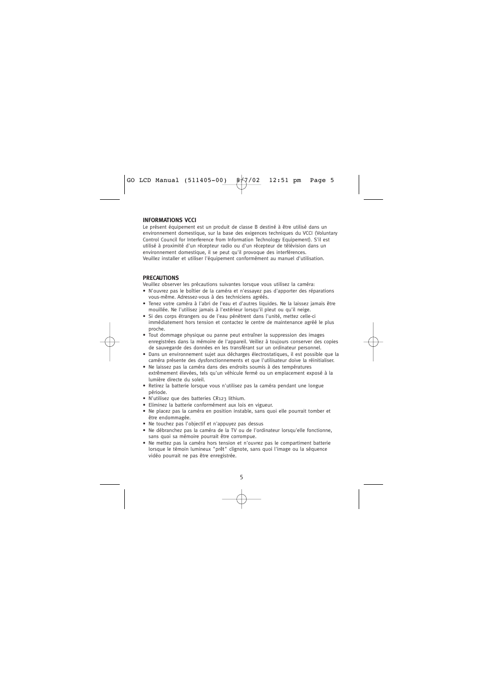 Concord Camera Eye-Q Go LCD Camera User Manual | Page 60 / 160