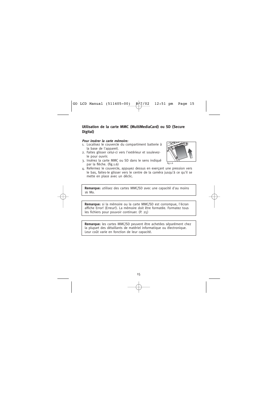 Concord Camera Eye-Q Go LCD Camera User Manual | Page 70 / 160