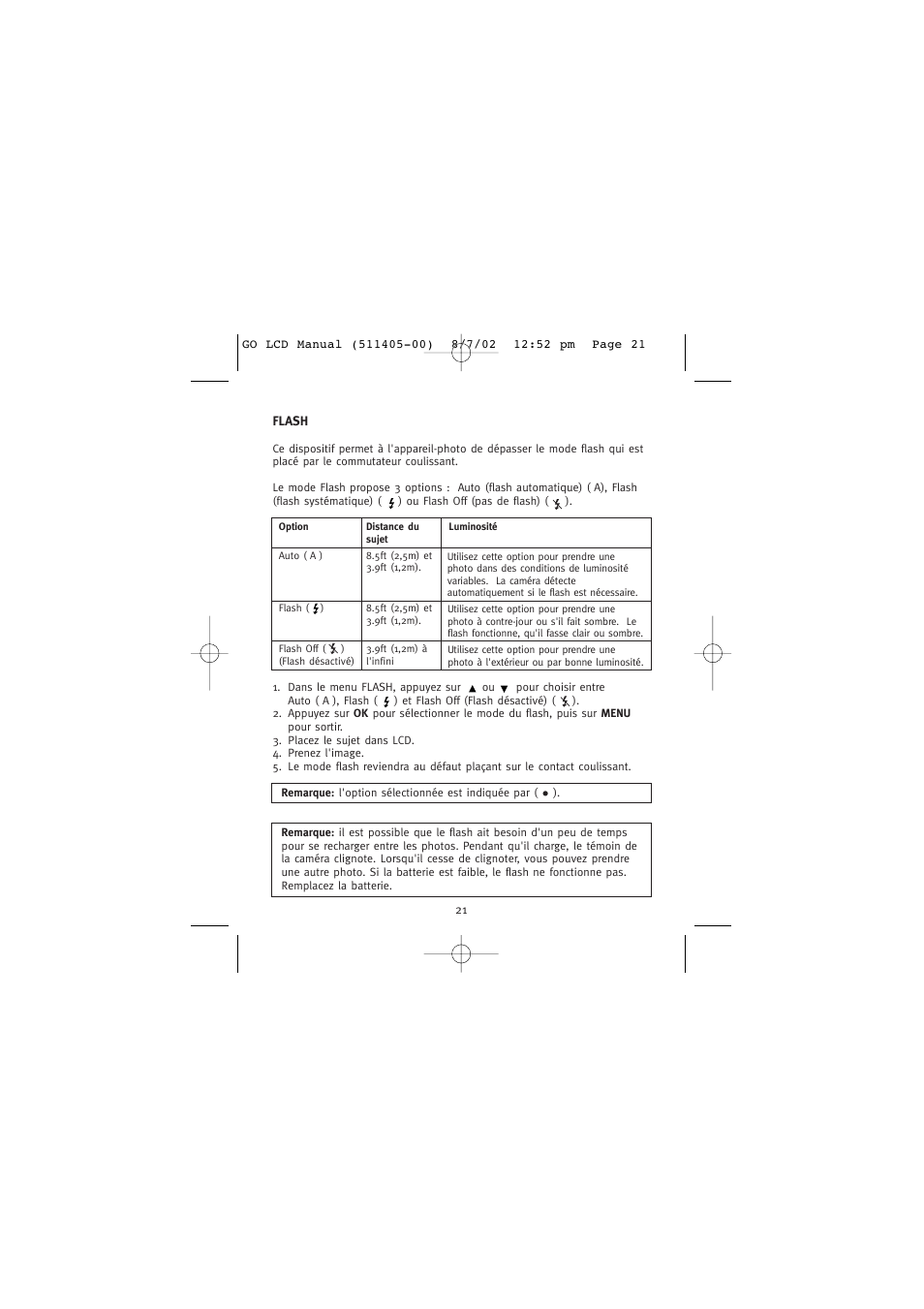 Flash | Concord Camera Eye-Q Go LCD Camera User Manual | Page 76 / 160