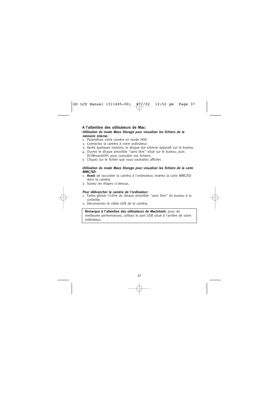 Concord Camera Eye-Q Go LCD Camera User Manual | Page 92 / 160