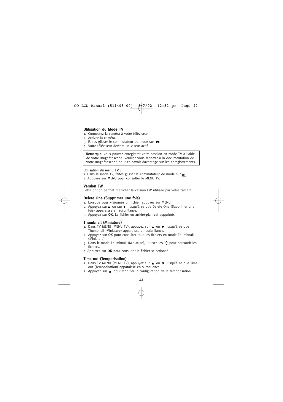 Concord Camera Eye-Q Go LCD Camera User Manual | Page 97 / 160