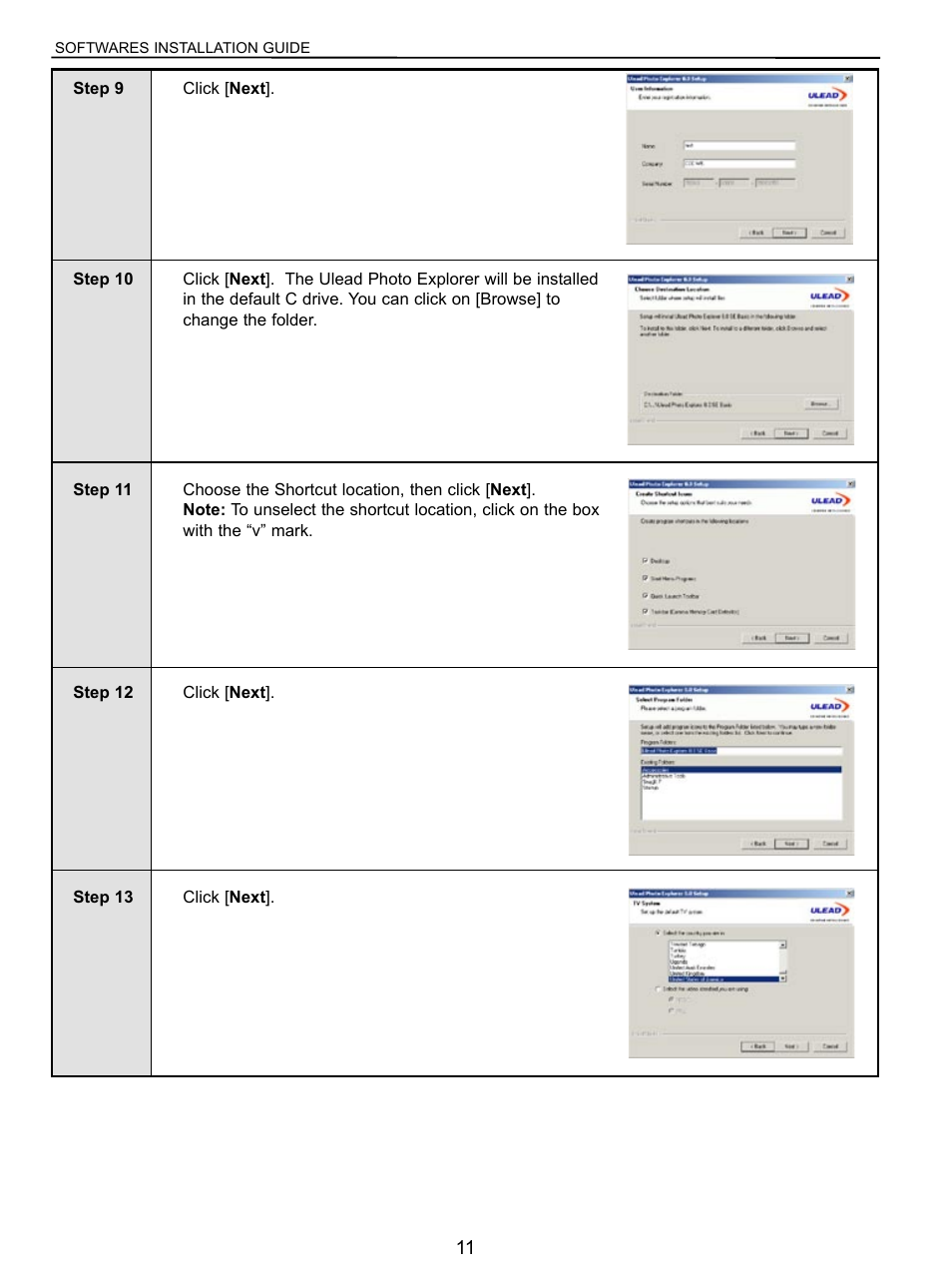 Concord Camera VGA User Manual | Page 12 / 30