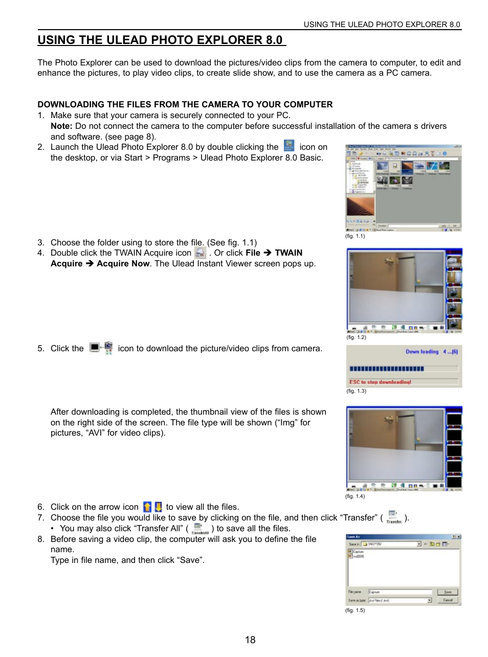 Using the ulead photo explorer 8.0 | Concord Camera VGA User Manual | Page 19 / 30