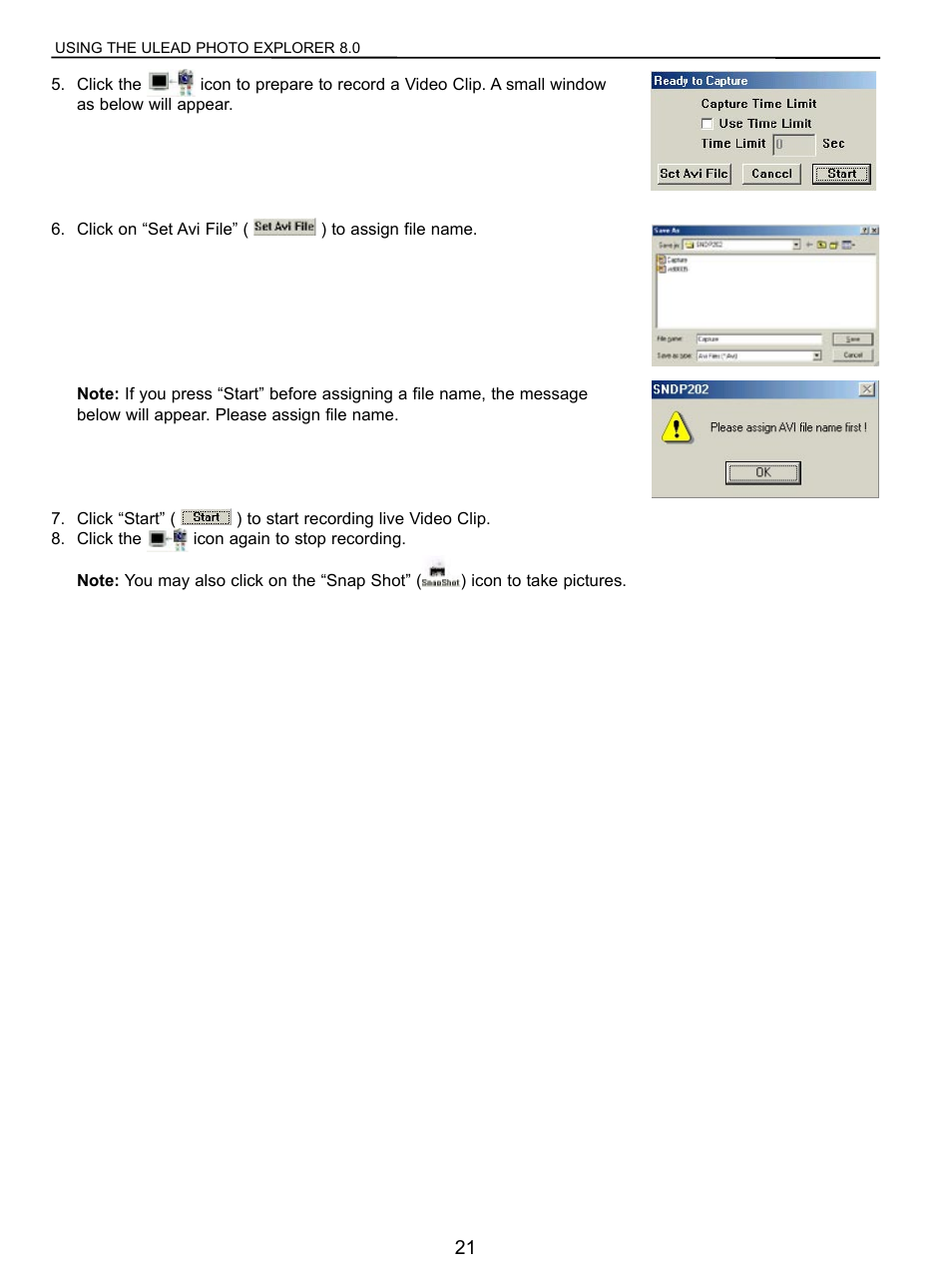 Concord Camera VGA User Manual | Page 22 / 30