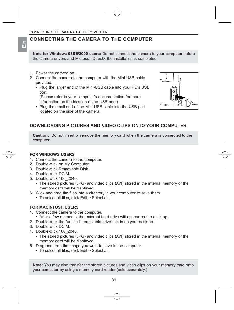 Concord Camera 2040 User Manual | Page 40 / 51