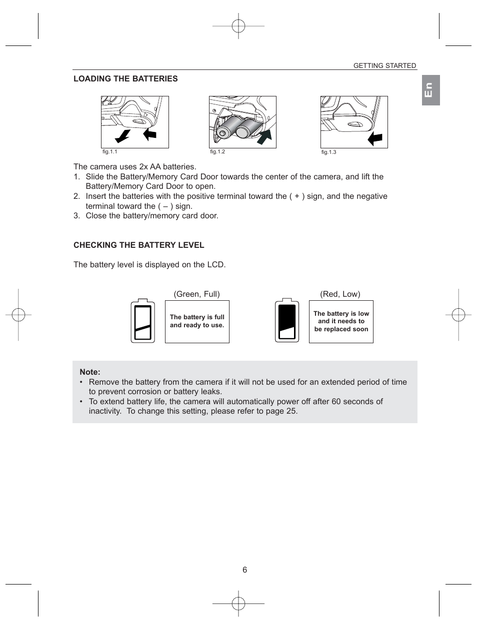 Loading the batteries | Concord Camera 2040 User Manual | Page 7 / 51