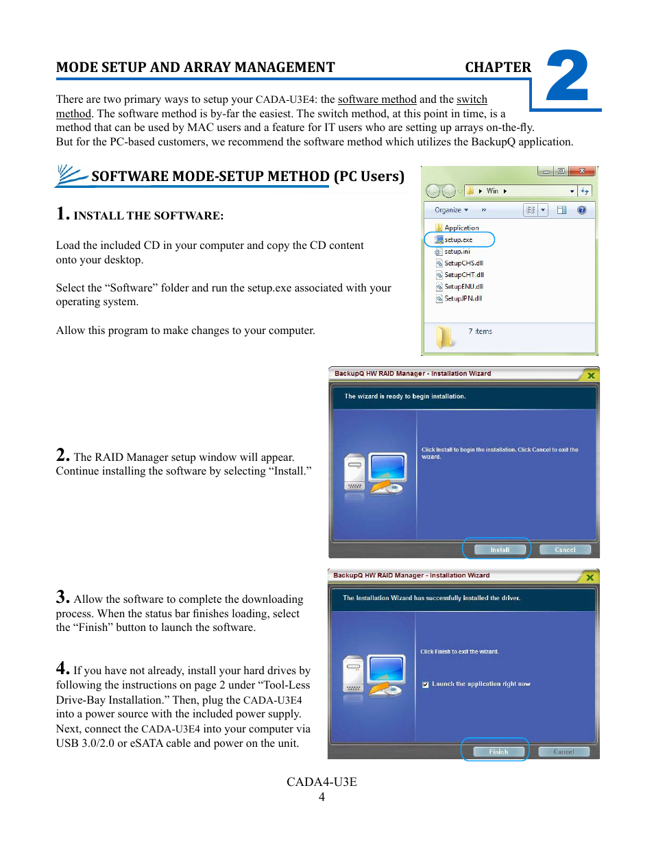 Cavalry Storage CADA-U3E4 User Manual | Page 6 / 14