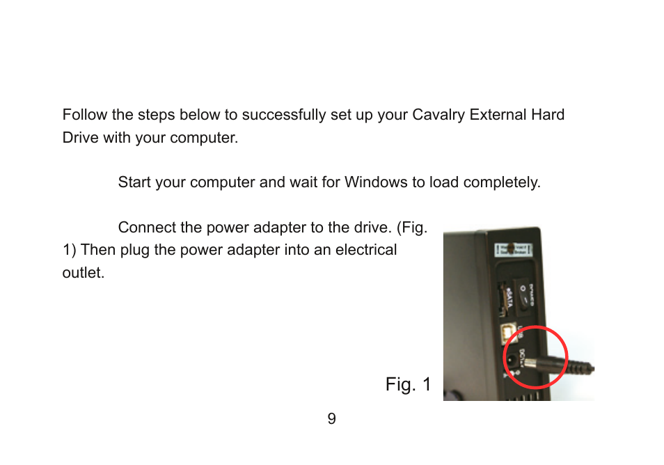 Fig. 1 | Cavalry Storage CAXM User Manual | Page 9 / 16