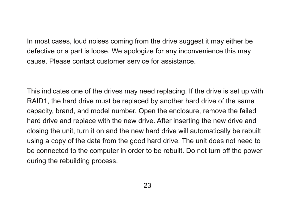 Cavalry Storage CADT-SA2 User Manual | Page 23 / 25