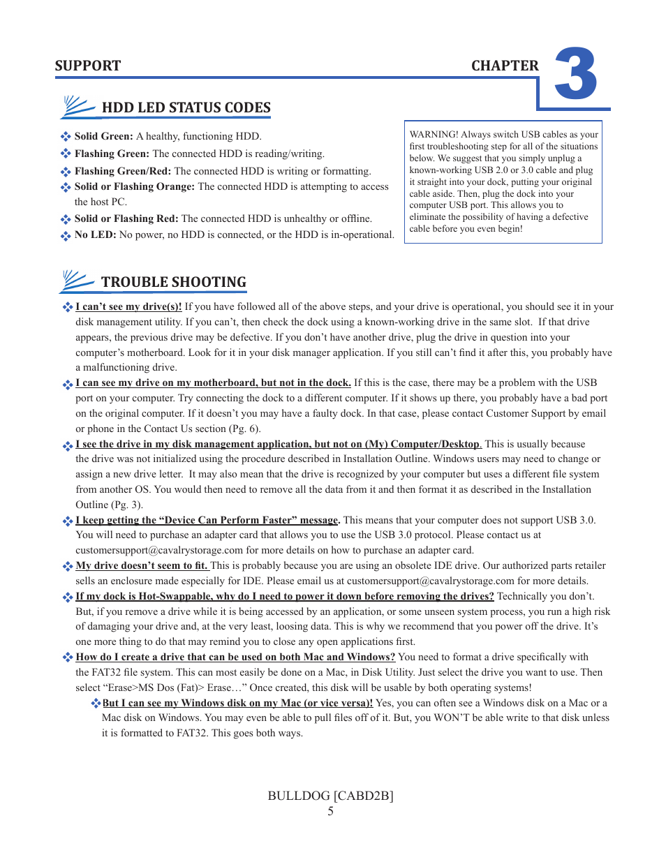 Cavalry Storage BULLDOG CABD2B User Manual | Page 7 / 8