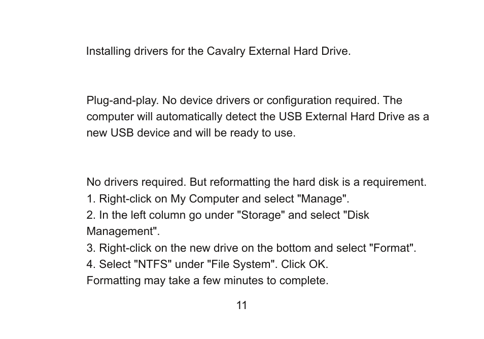 Cavalry Storage CADA-C32A User Manual | Page 11 / 18