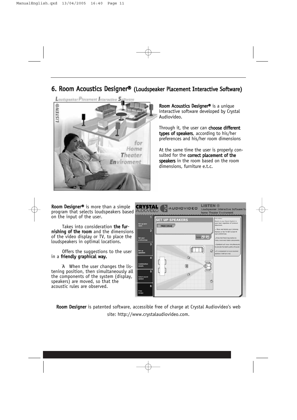 Crystal Audiovideo SmArt User Manual | Page 11 / 12