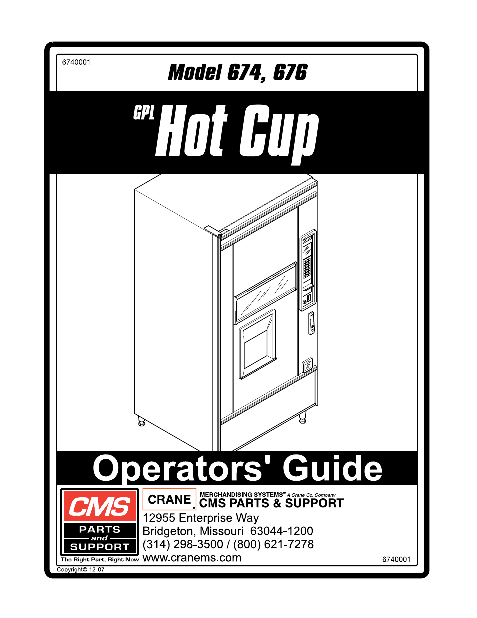 CMS Products 674 User Manual | 118 pages