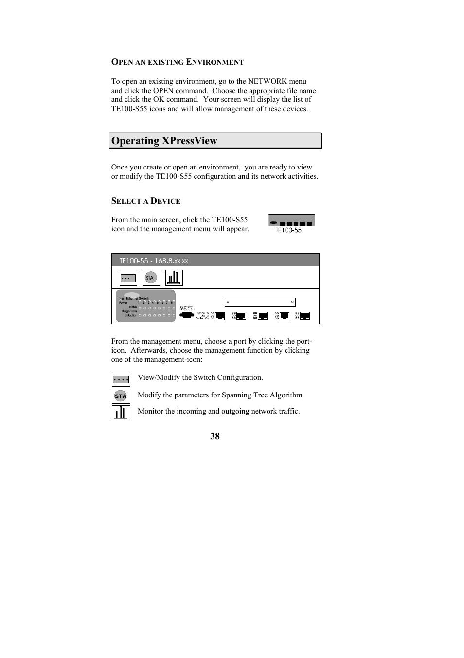 Operating xpressview | Cables to Go TE100-S55 User Manual | Page 38 / 57