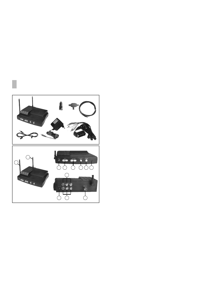 The avs 850 power transmitter, Items included, Control elements | Cables to Go AVS815 User Manual | Page 6 / 19