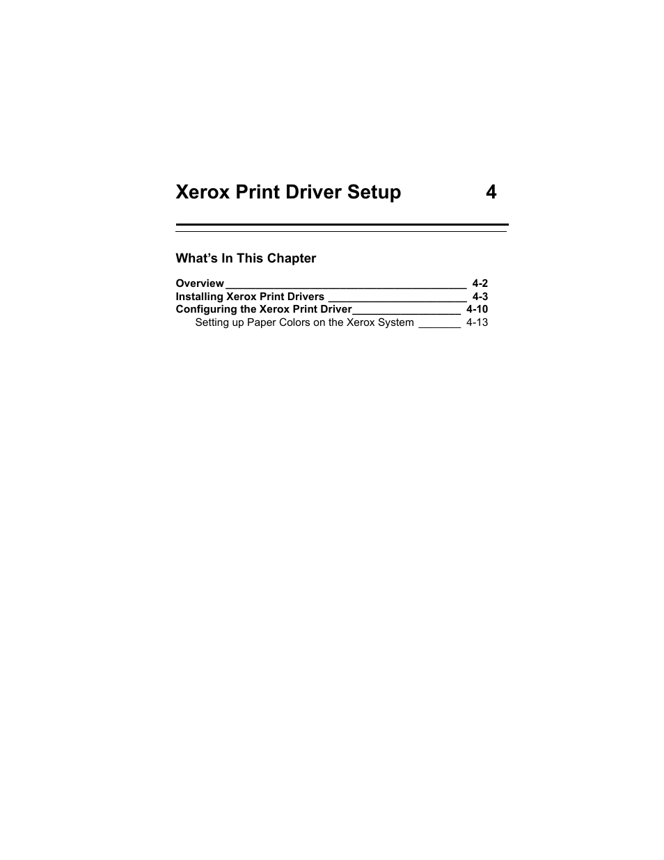 Xerox print driver setup 4, Xerox print driver setup | Castelle 61-1273-001 User Manual | Page 23 / 62