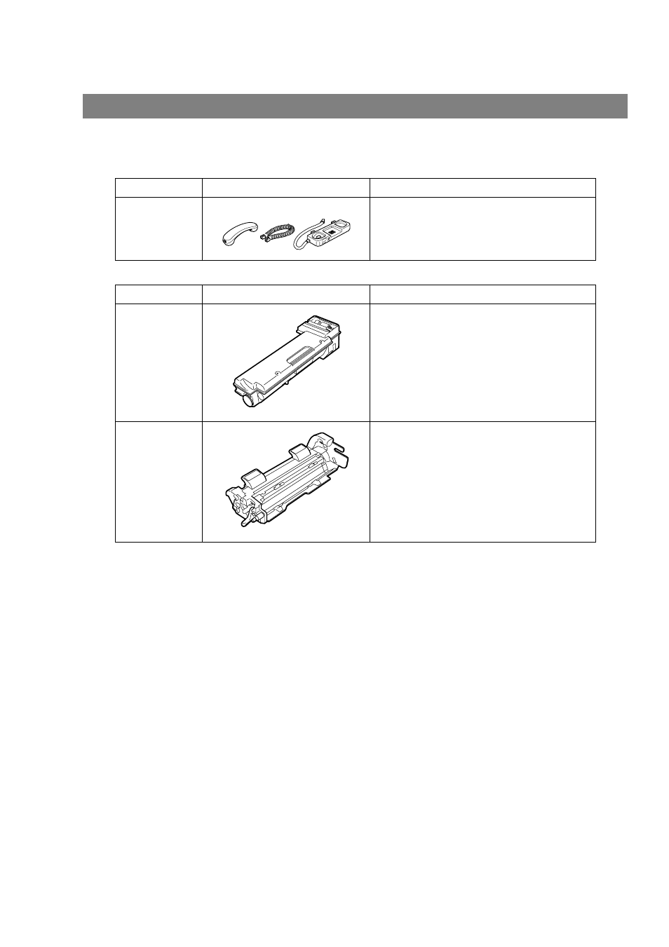 Options and supplies | Panasonic UF-490 User Manual | Page 112 / 121