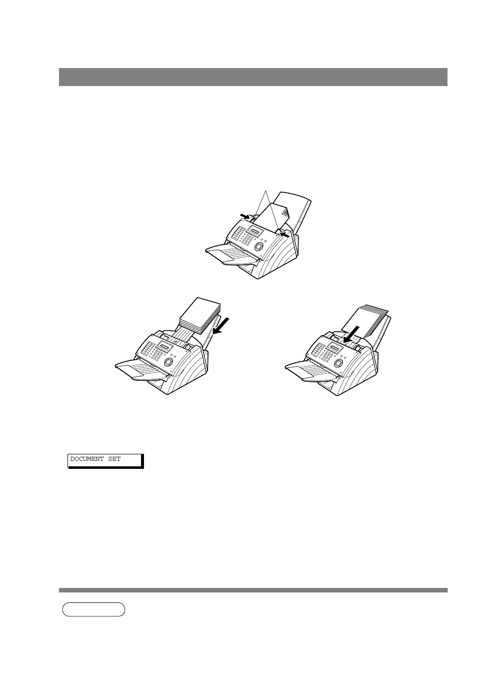 How to load documents, Loading documents | Panasonic UF-490 User Manual | Page 38 / 121