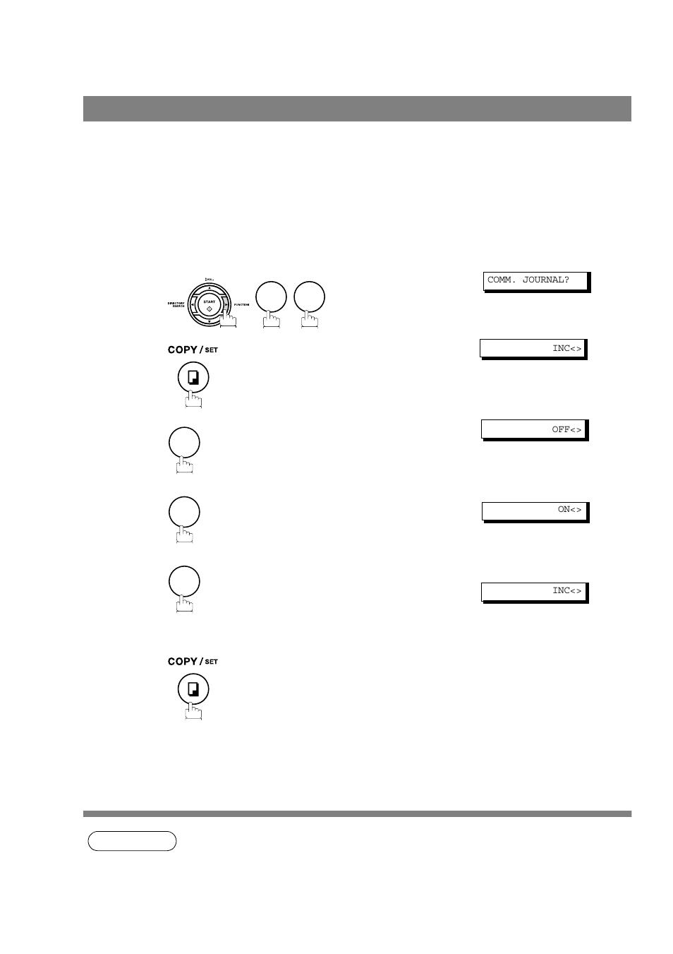 Communication journal (comm. journal), Fax forward, Basic transmission settings | Panasonic UF-490 User Manual | Page 40 / 121