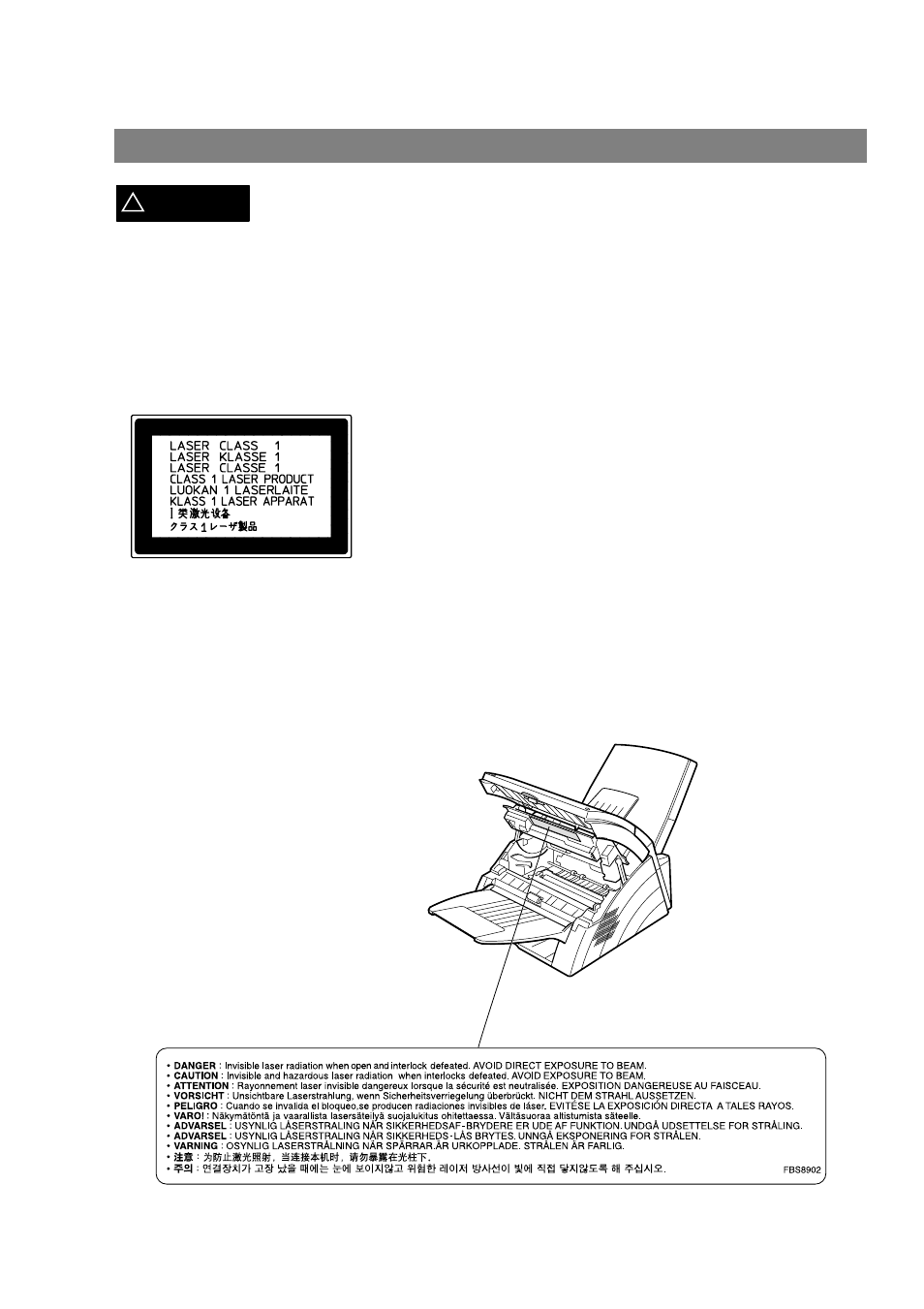 Getting to know your machine, Safety information | Panasonic UF-490 User Manual | Page 6 / 121