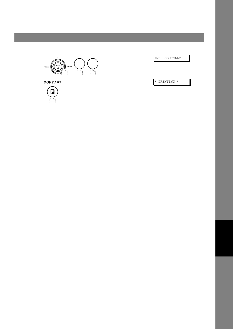 Individual transmission journal (ind. xmt journal), Journals and lists | Panasonic UF-490 User Manual | Page 85 / 121