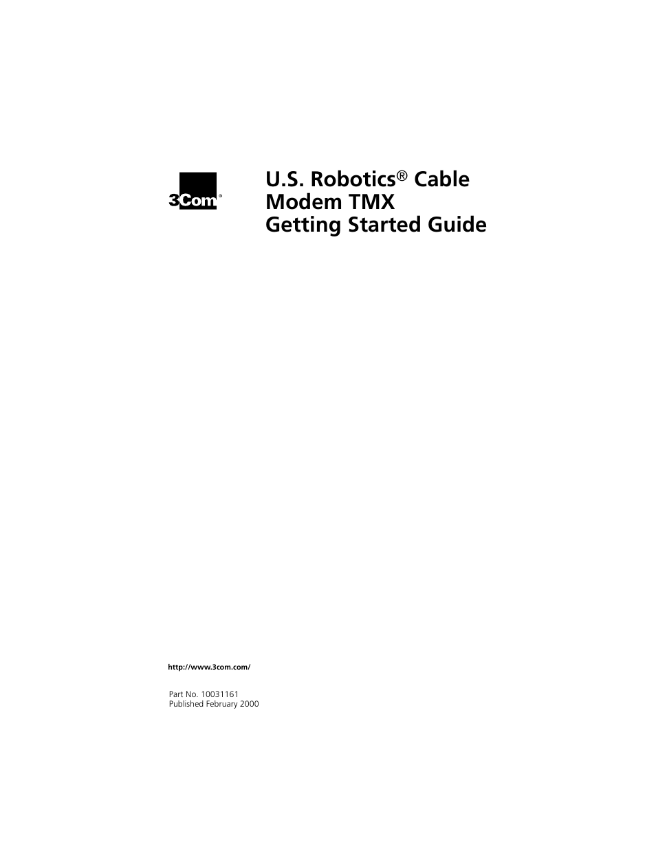 3Com TMX 10031161 User Manual | 56 pages