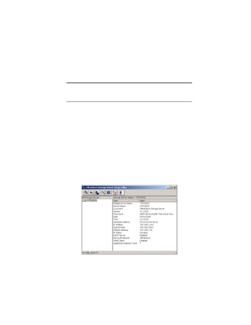 Storage server setup using windows | Castelle Office Direct OfficeDirect Storage Server User Manual | Page 11 / 41