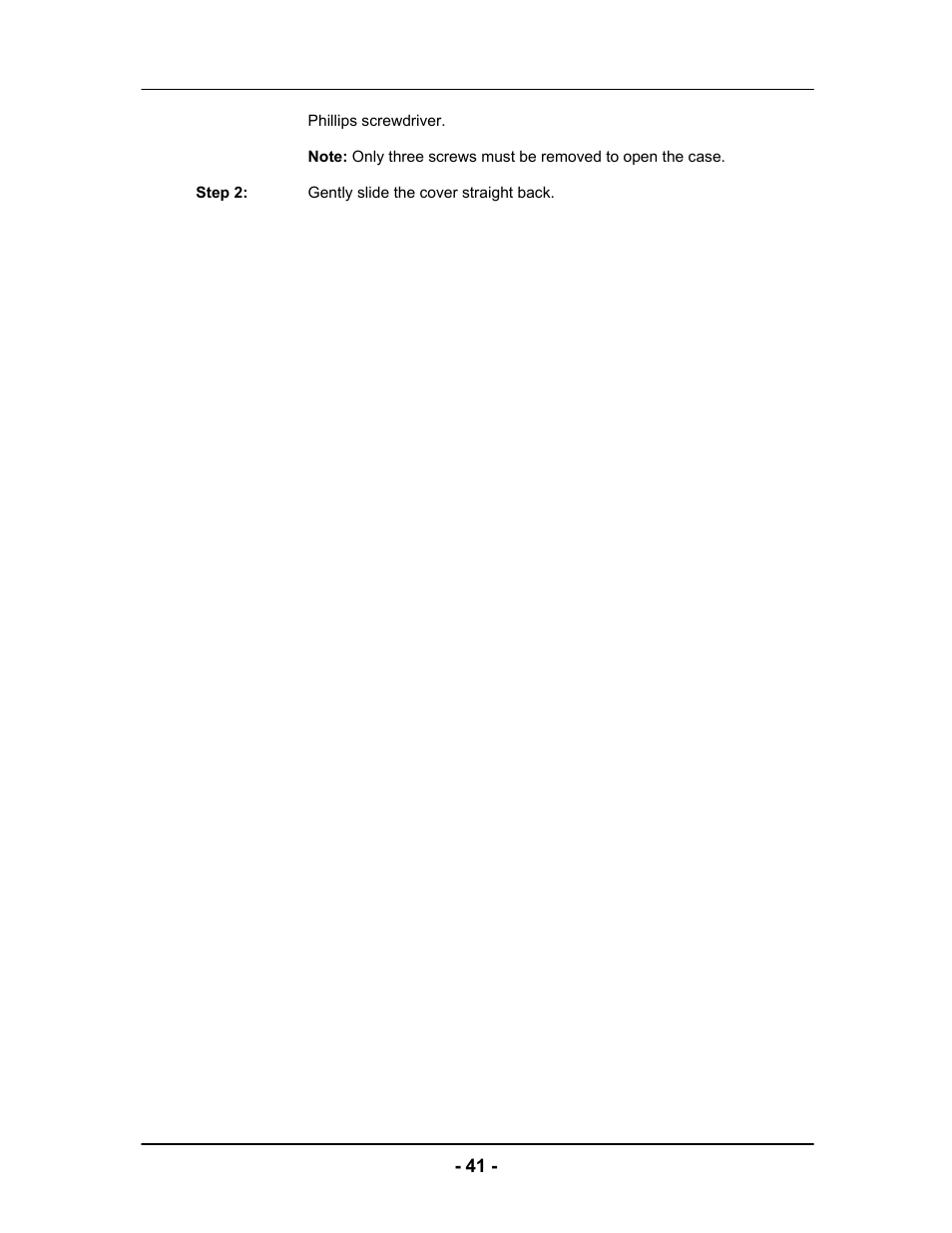 Computer Tech Link Vector User Manual | Page 41 / 44