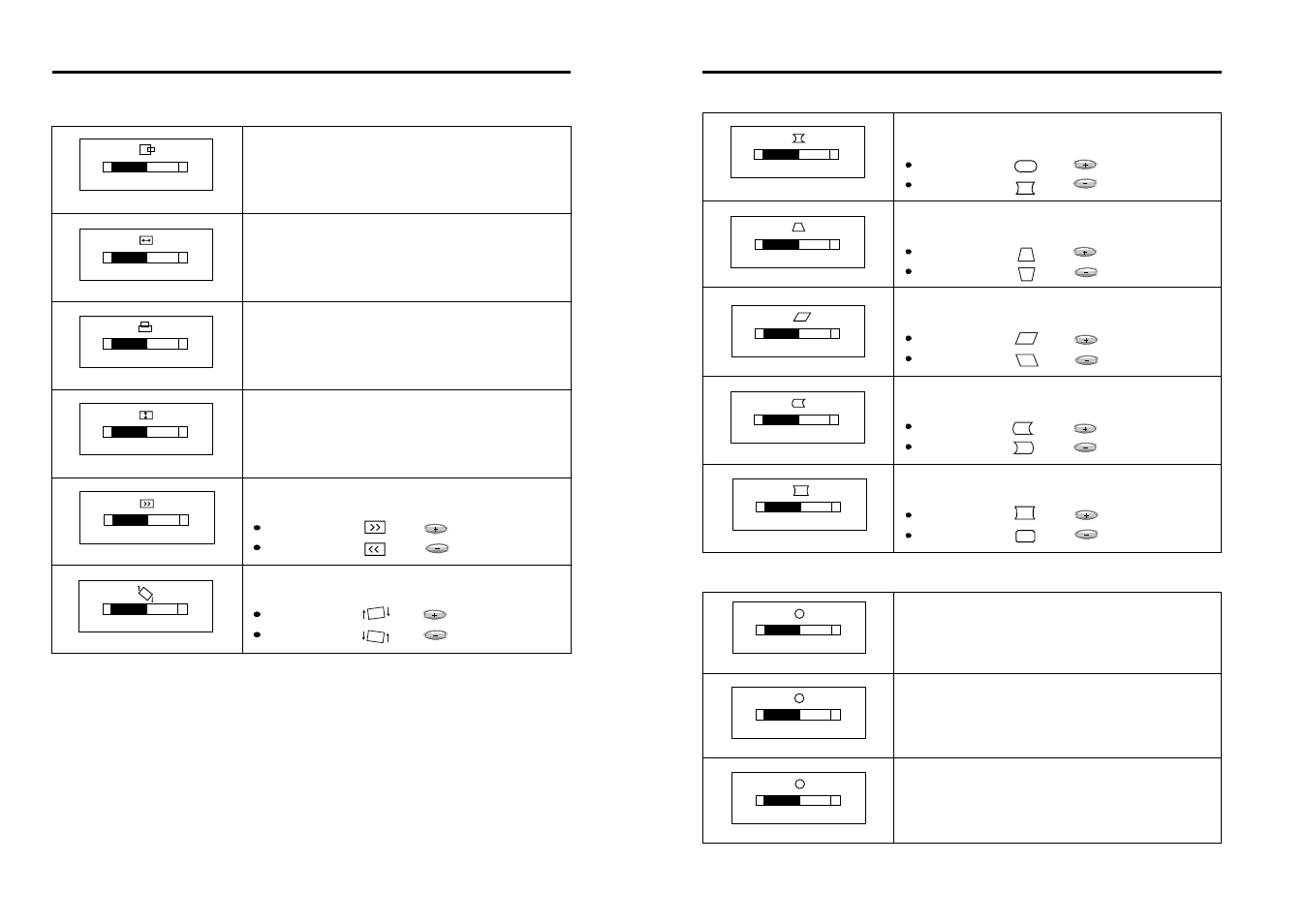 Osd (on-screen display) menu 2, Osd (on-screen display) menu 3, Osd (on-screen display) menu 4 | Computer Tech Link CTL 5fln User Manual | Page 8 / 10