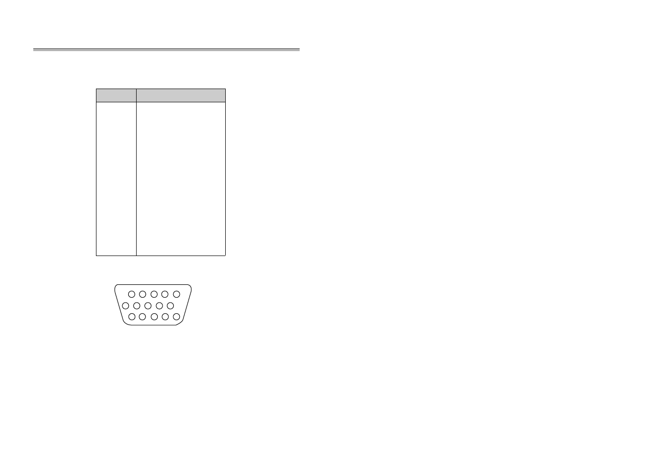 Description for d-sub connector | Computer Tech Link 21dn User Manual | Page 10 / 11