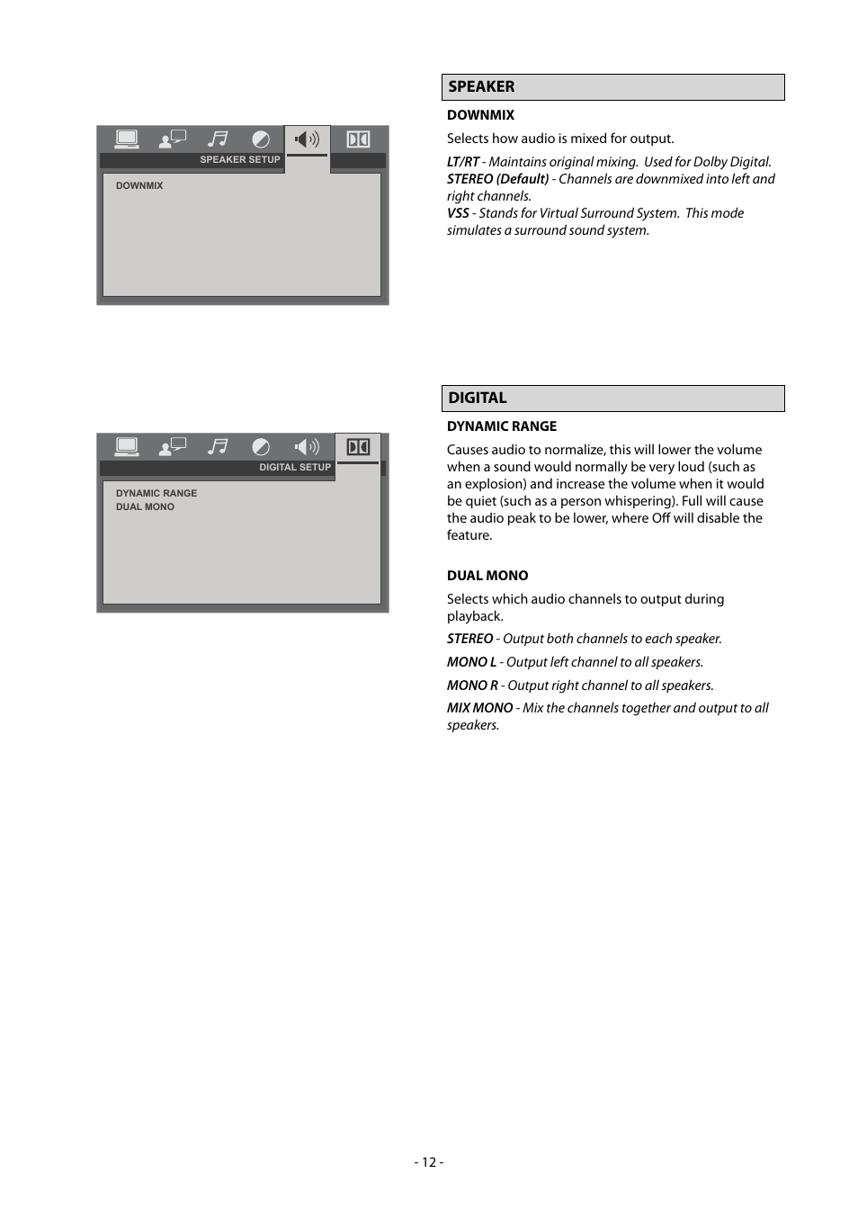 Speaker digital | Clearplay CP-427-USB User Manual | Page 16 / 34