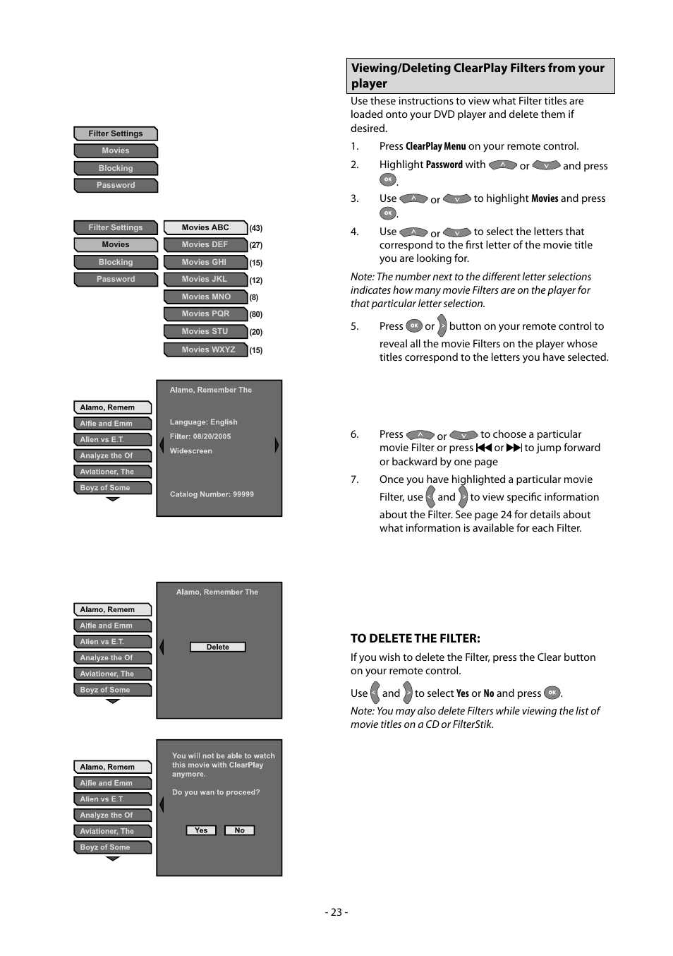 Clearplay CP-427-USB User Manual | Page 27 / 34