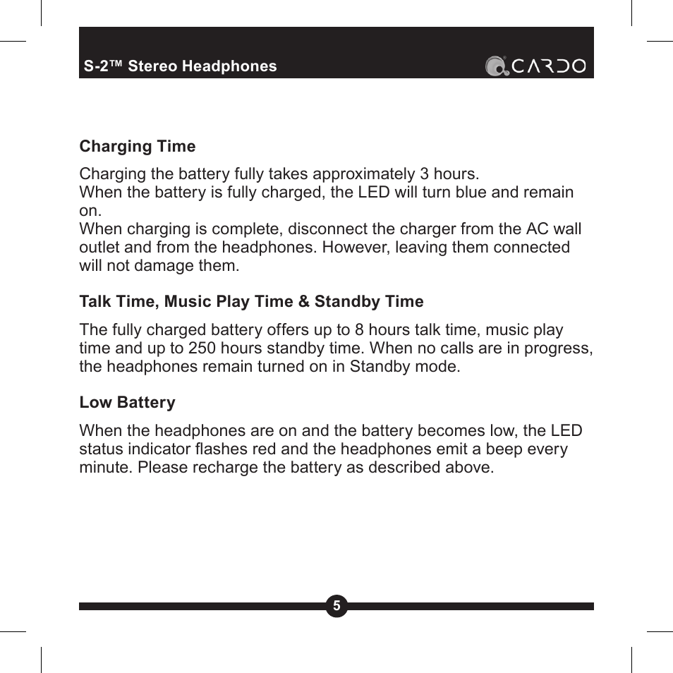 Cardo Systems Cardo S-2 User Manual | Page 5 / 20