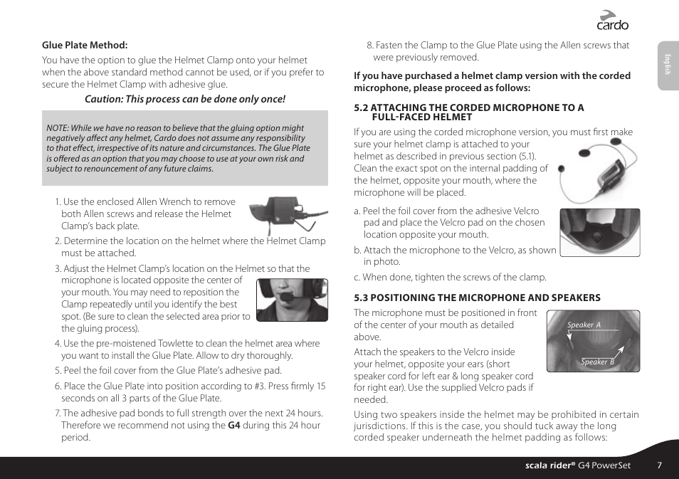 Cardo SCALA RIDER G4 User Manual | Page 7 / 28