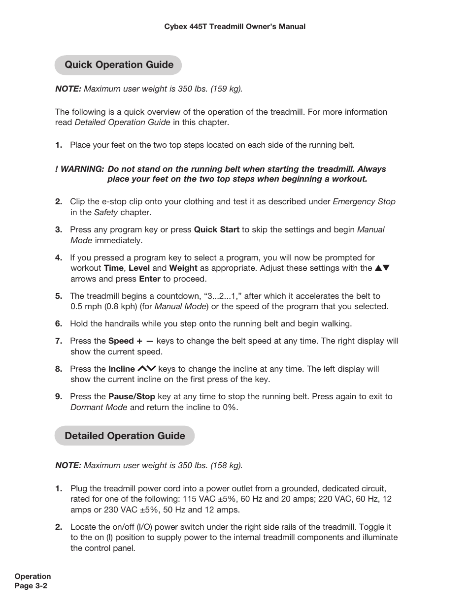 Cybex CX-445T User Manual | Page 17 / 67