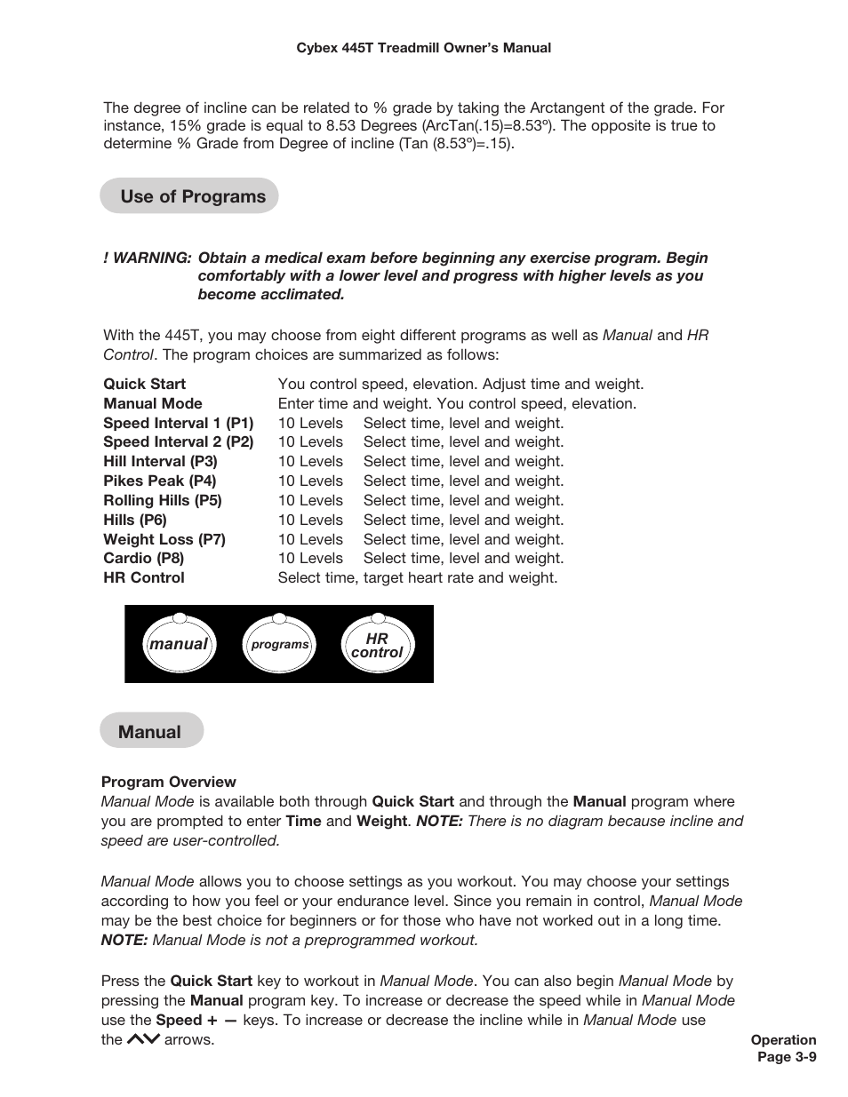 Cybex CX-445T User Manual | Page 24 / 67