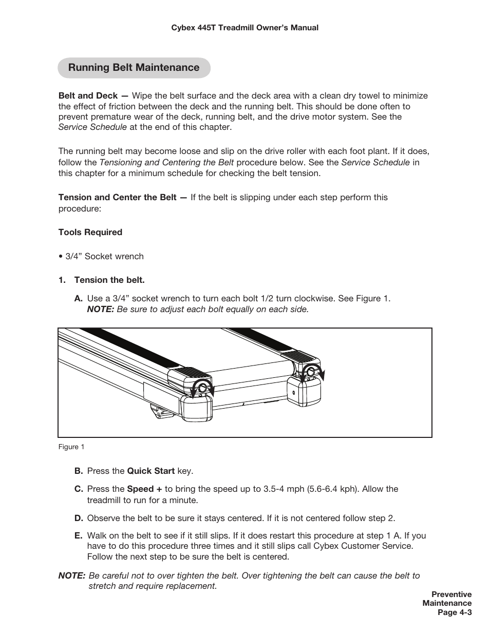Cybex CX-445T User Manual | Page 43 / 67