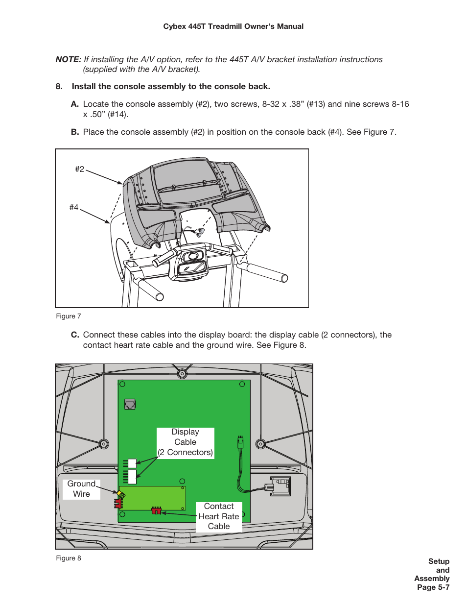 Cybex CX-445T User Manual | Page 54 / 67