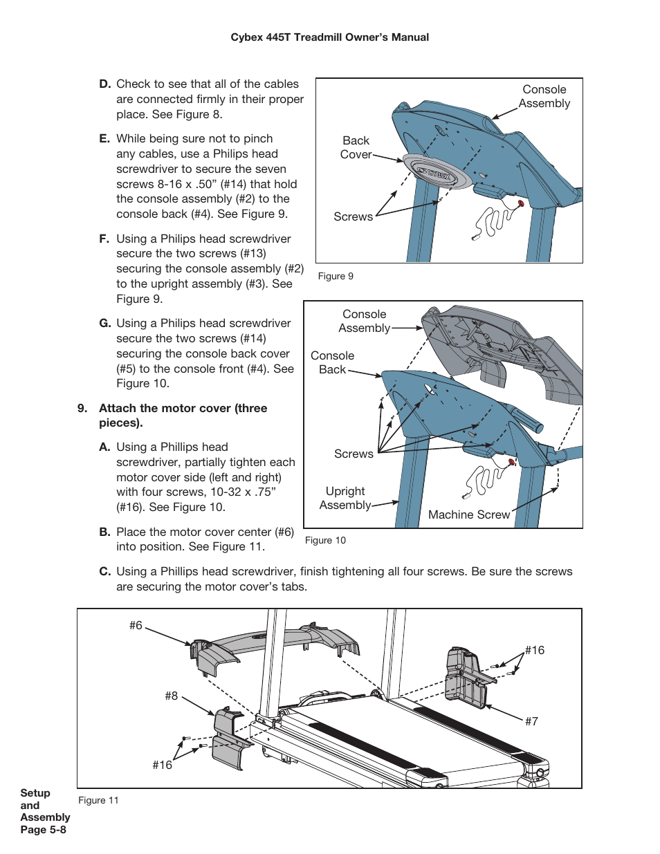 Cybex CX-445T User Manual | Page 55 / 67