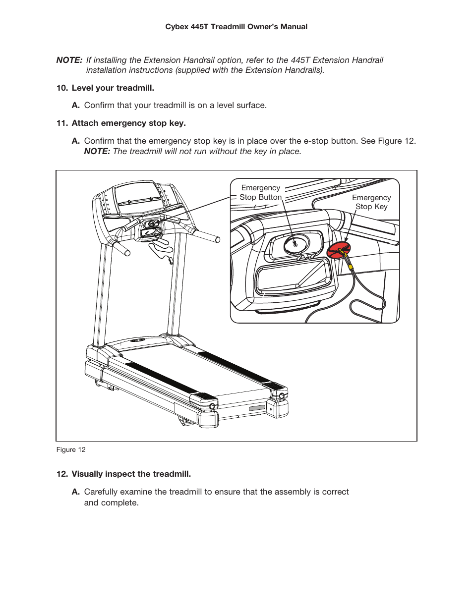 Cybex CX-445T User Manual | Page 56 / 67