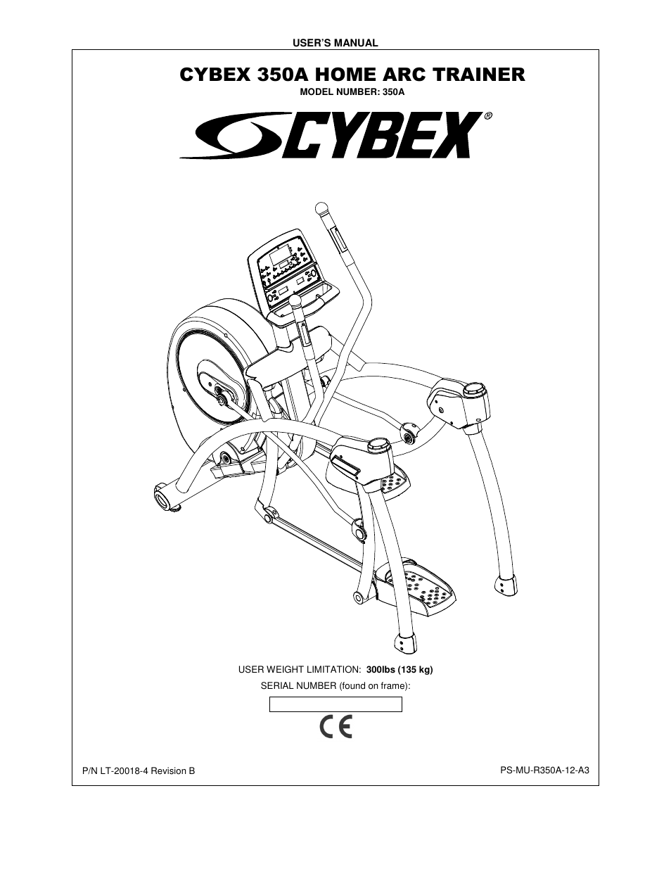 Cybex 350A User Manual | 44 pages